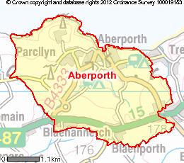 Aberporth Ward Map